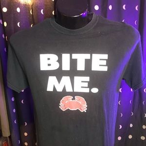 Bite me tee